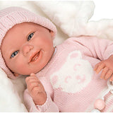 Кукла-Бебе Адриана С Розов Плетен Костюм И Аксесоари - 40 См --- BebeMama