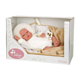 Кукла-Бебе Александра Със Спален Чувал В Бежово - 40 См --- BebeMama