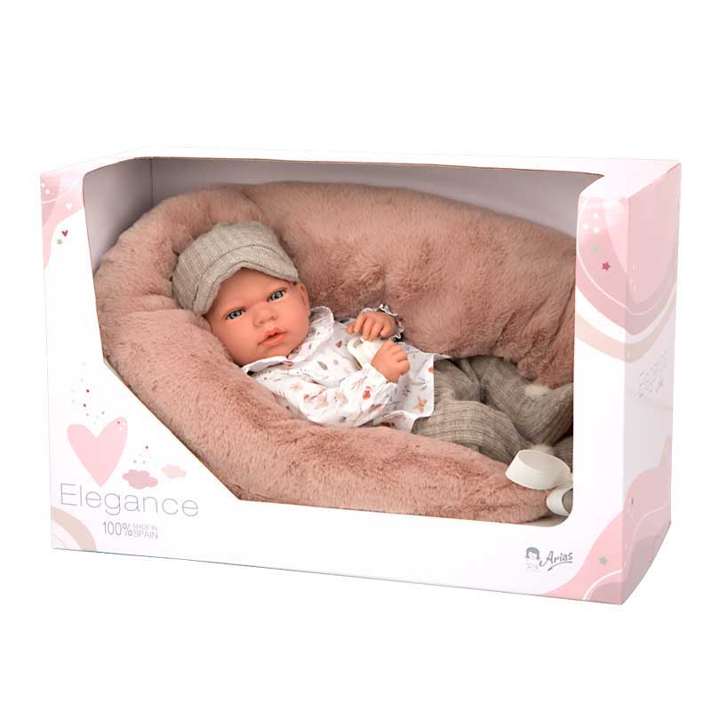 Кукла-Бебе Анди В Бежов Комплект С Аксесоари - 40 См, Реално Тегло --- BebeMama