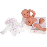 Кукла-Бебе Ария С Аксесоари За След Баня В Бяло - 38 См --- BebeMama