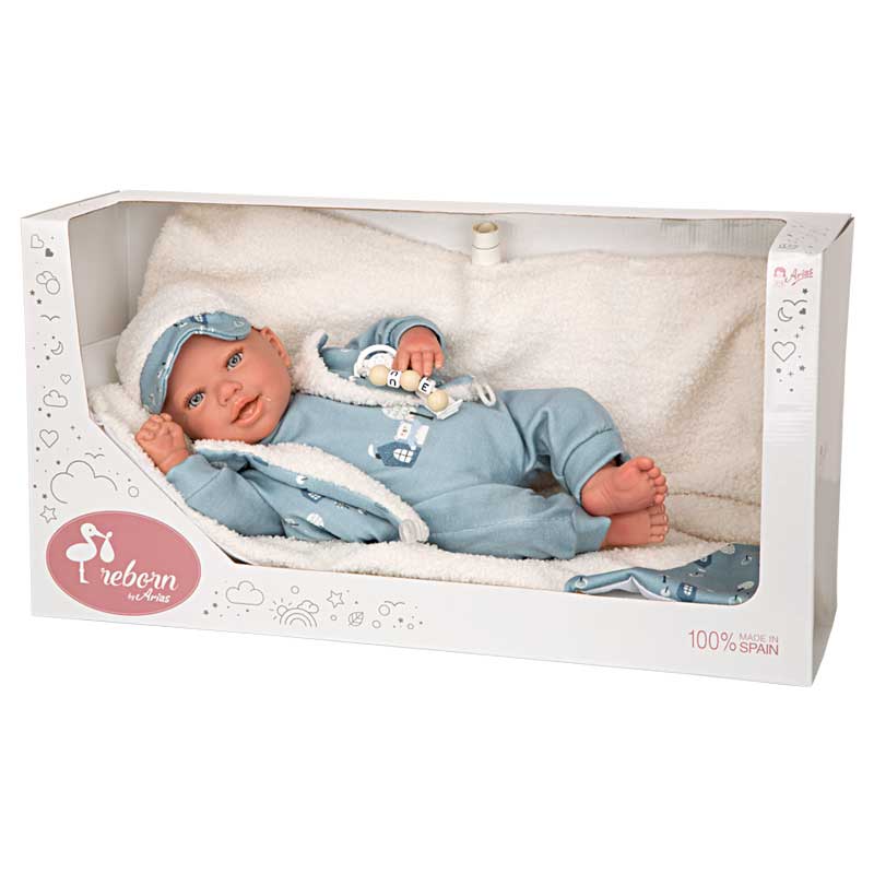 Кукла-Бебе Бруно Със Син Костюм И Аксесоари - 45 См --- BebeMama
