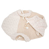 Păpușă bebelușă Diego cu geantă de transport și accesorii - 45 cm