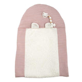 Кукла-Бебе Жада С Вълнен Розов Костюм И Пелена, Реално Тегло - 40 См