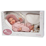 Кукла-Бебе Мануела С Бяла Чанта И Възглавничка - 40 См --- BebeMama