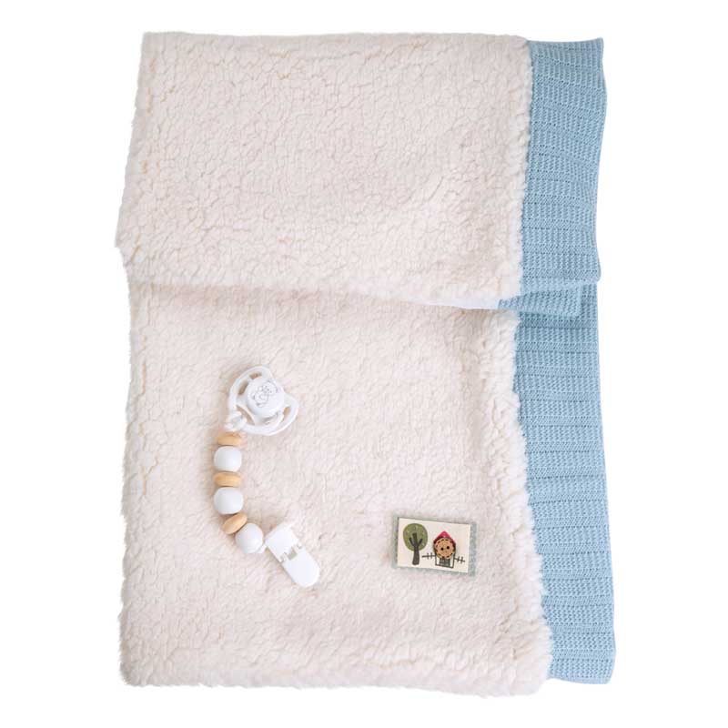 Кукла-Бебе Мартин С Пухено Одеяло В Синьо - 40 См --- BebeMama