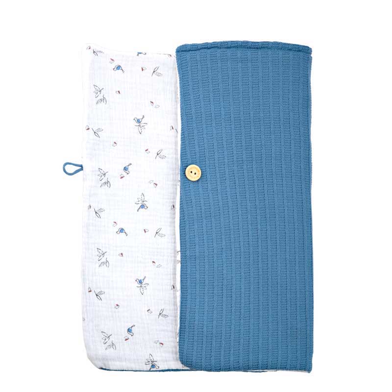 Кукла-Бебе В Морскосин Гащеризон И Спален Чувал - 33 См --- BebeMama