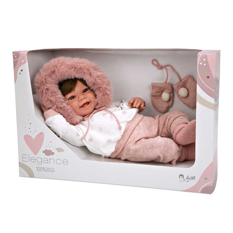 Кукла Зоуи В Розово С Аксесоари - 45 См, Реално Тегло --- BebeMama