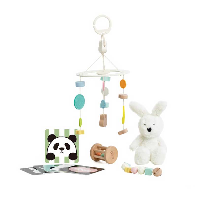 Кутия С Дървени Играчки За Бебета От 0-6 Месеца - Дървени Играчки - Classic World - BebeMama