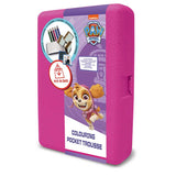 Розова Кутия За Съхранение "paw Patrol" С Аксесоари За Оцветяване И 3 Печата Multiprint