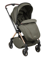 Cărucior combinat 2 în 1 cu landou Lanah, verde militar