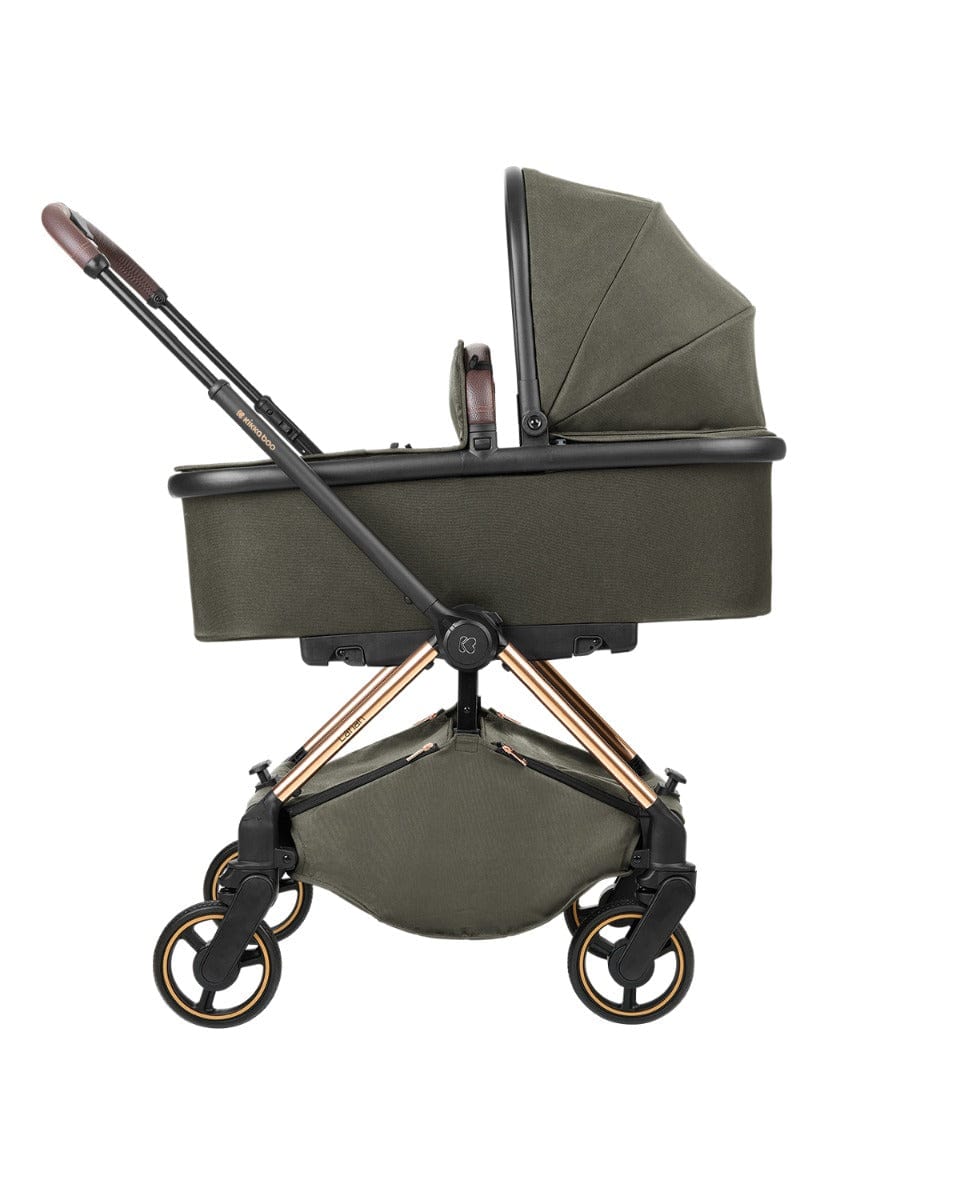 Cărucior combinat 2 în 1 cu landou Lanah, verde militar