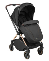 Комбинирана Количка 2В1 С Кош За Новородено Lanah Black --- BebeMama