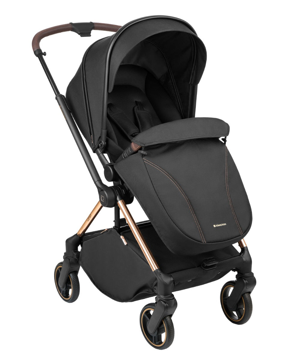 Комбинирана Количка 2В1 С Кош За Новородено Lanah Black --- BebeMama