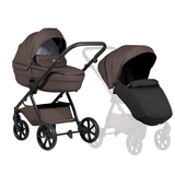 Uno 6+ Leather Бебешка Количка 2в1 177 Cioccolata Tutis