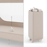 Leody Up Сгъваема Бебешка Кошара Beige Kinderkraft