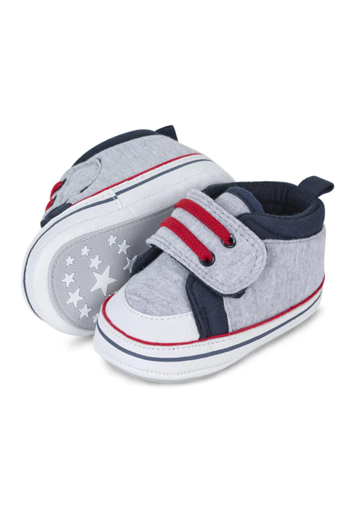 Летни Бебешки Буйки От Памучен Плат Сиви За Момче , 17 18 6 12 М. Sterntaler