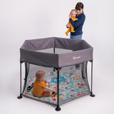 Бебешка Кошара За Игра Roel Grey Multicolor 4366 Lionelo