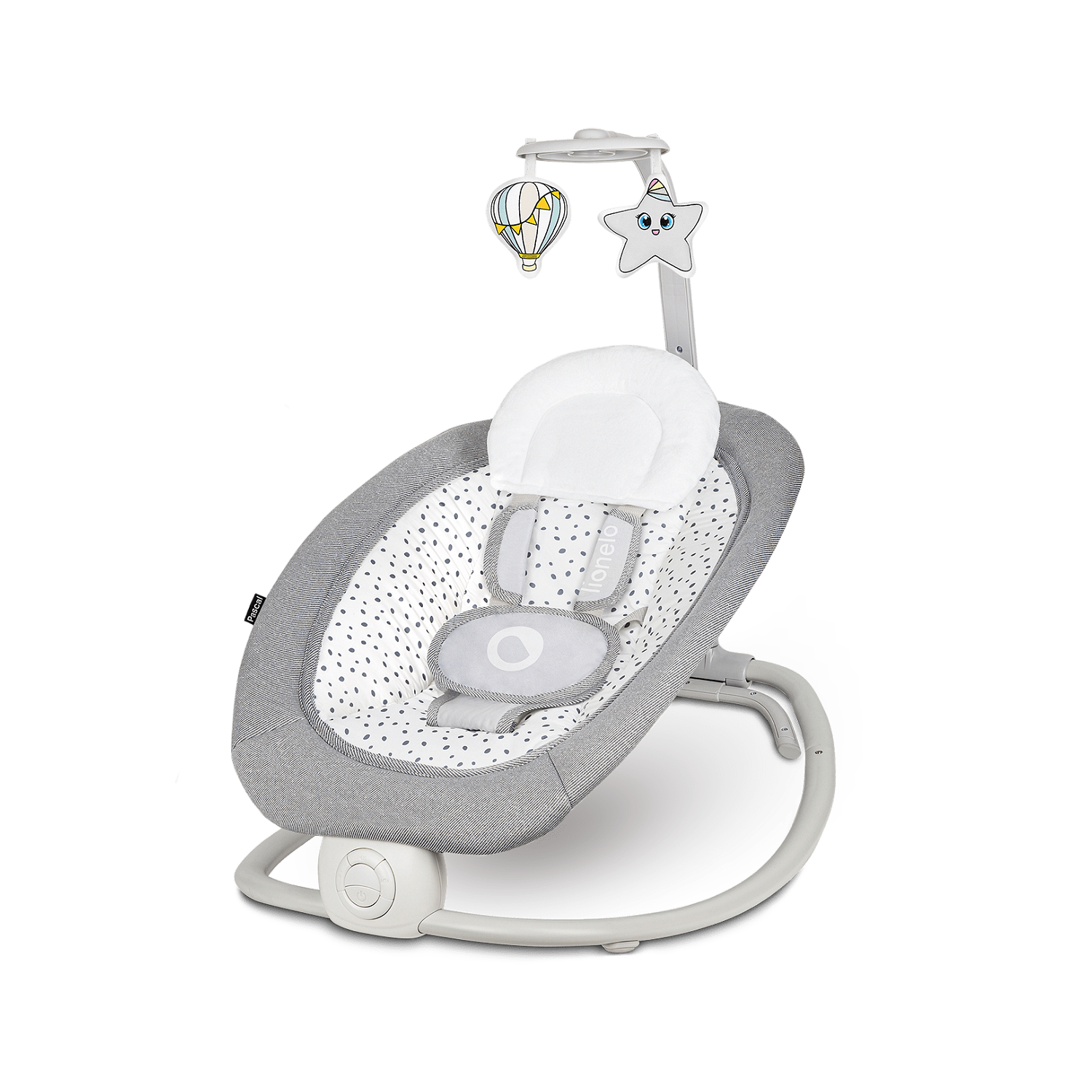 Бебешки Шезлонг Pascal Grey Dove 2129 Lionelo