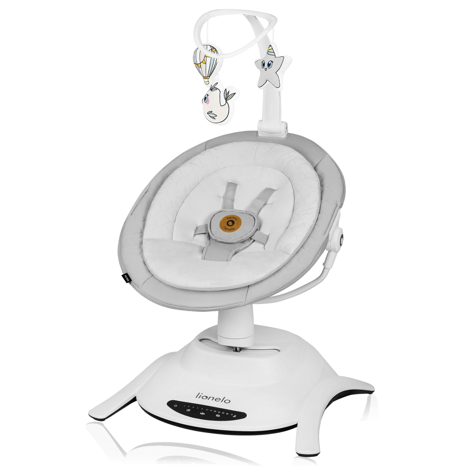 Електрическа Люлка И Шезлонг Bella Set Grey Concrete 3291 Lionelo