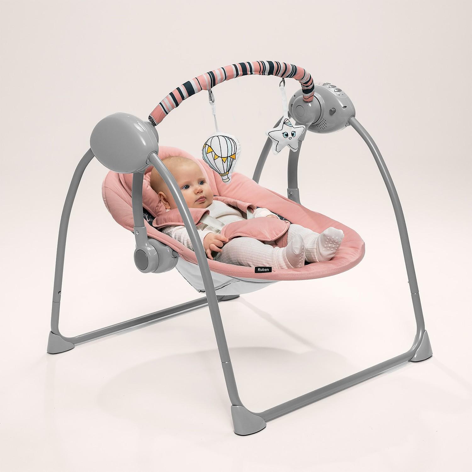 Електрическа Люлка Ruben Pink Baby 2928 Lionelo
