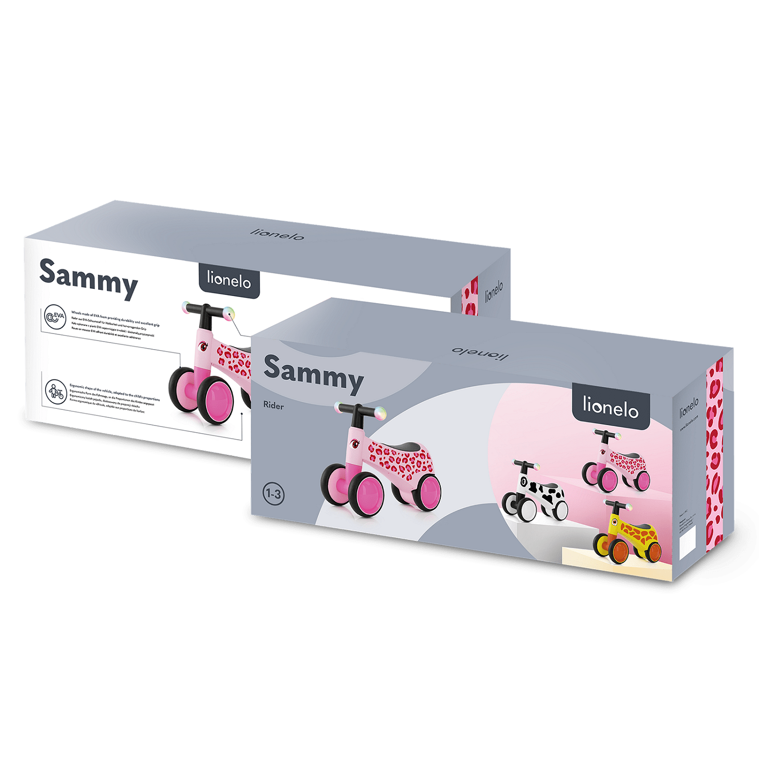 Мини Колело За Баланс Sammy Pink Rose 4939 Lionelo