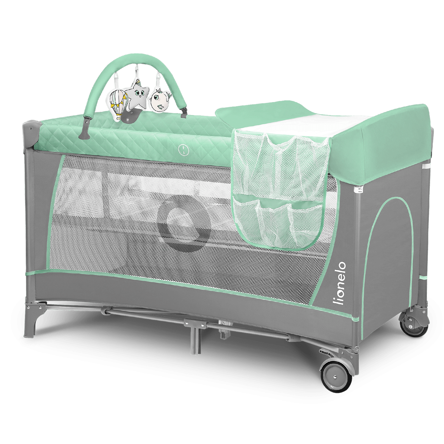 Сгъваема Кошара 2 Нива Flower Turquoise 8784 Lionelo