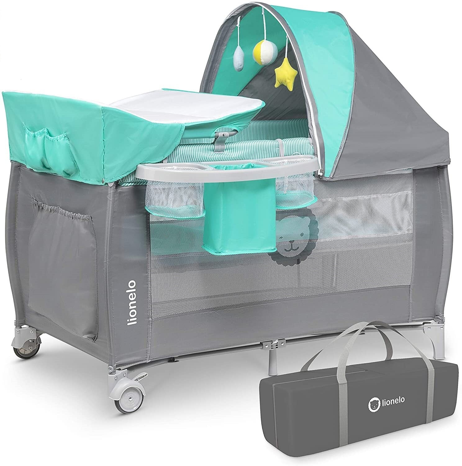 Сгъваема Кошара 2 Нива Sven Plus Turquoise Grey 0603 Lionelo
