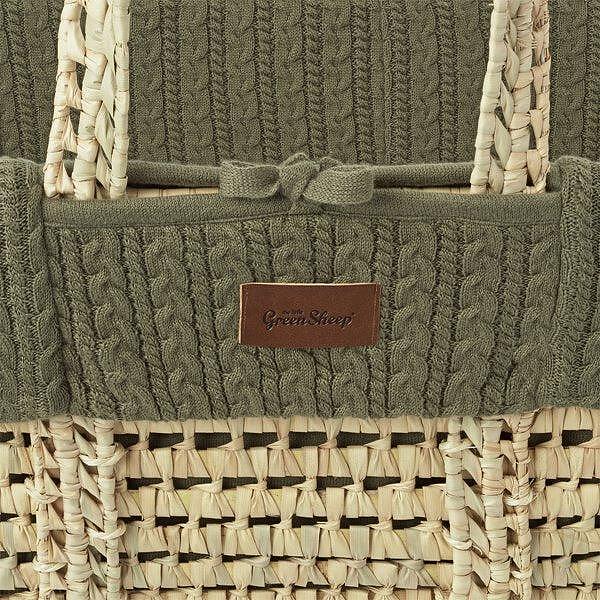 Кошница Moses Basket И Матрак Juniper The Little Green Sheep