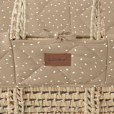 Кошница Moses Basket И Матрак Truffle Rice Print The Little Green Sheep