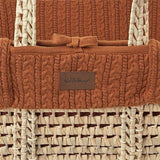 Кошница Moses Basket И Матрак Terracotta The Little Green Sheep