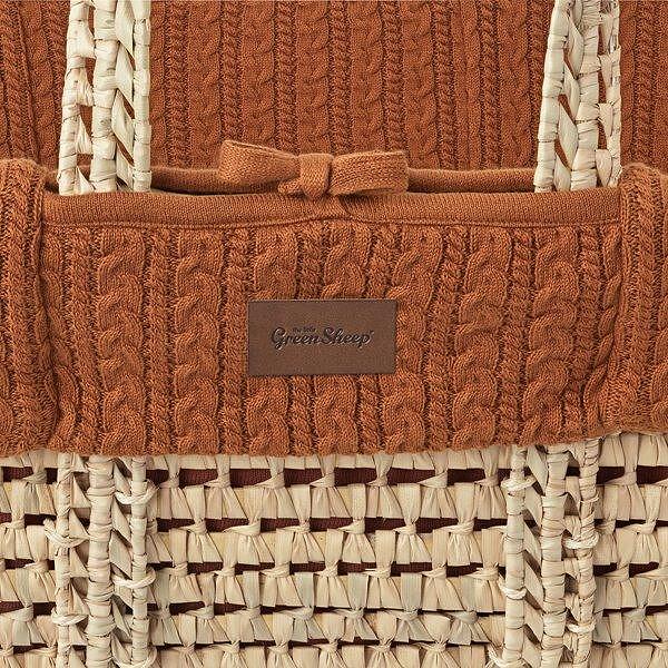 Кошница Moses Basket И Матрак Terracotta The Little Green Sheep