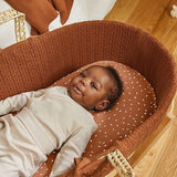 Кошница Moses Basket И Матрак Terracotta The Little Green Sheep