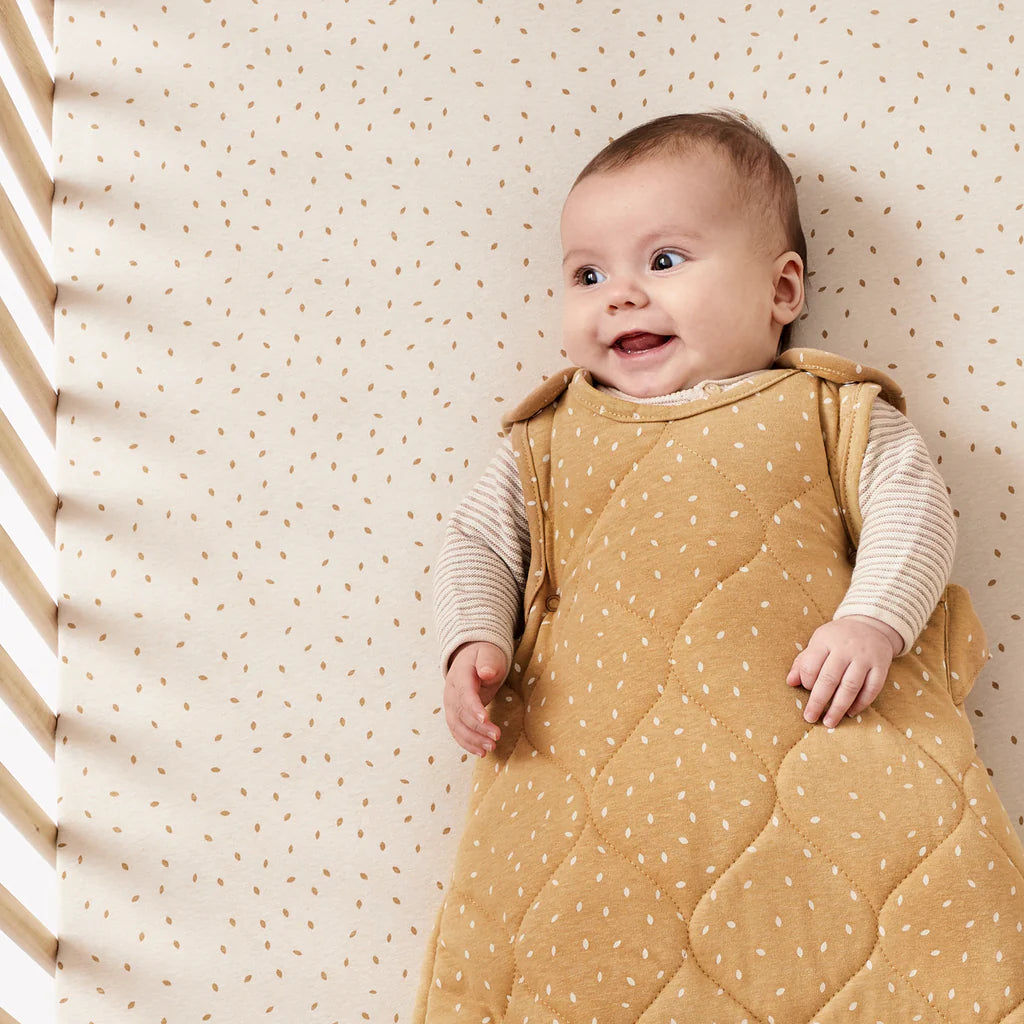 Зимен Спален Чувал 2.5tog (6 18м.) Printed Honey Rice The Little Green Sheep