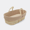 Fonott kosár Wheat Knit Moses Basket és matrac Truffle The Little Green Sheep