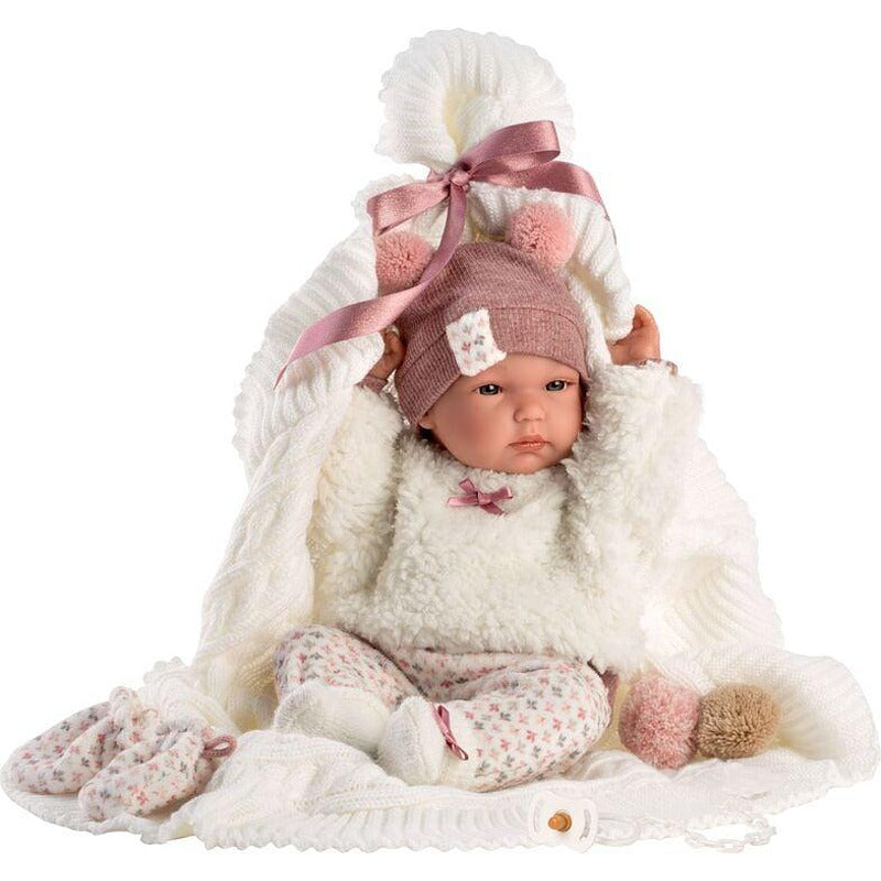 Llorens Recien Nacida Binba Toquilla Inverno Újszülött Baba 35 cm