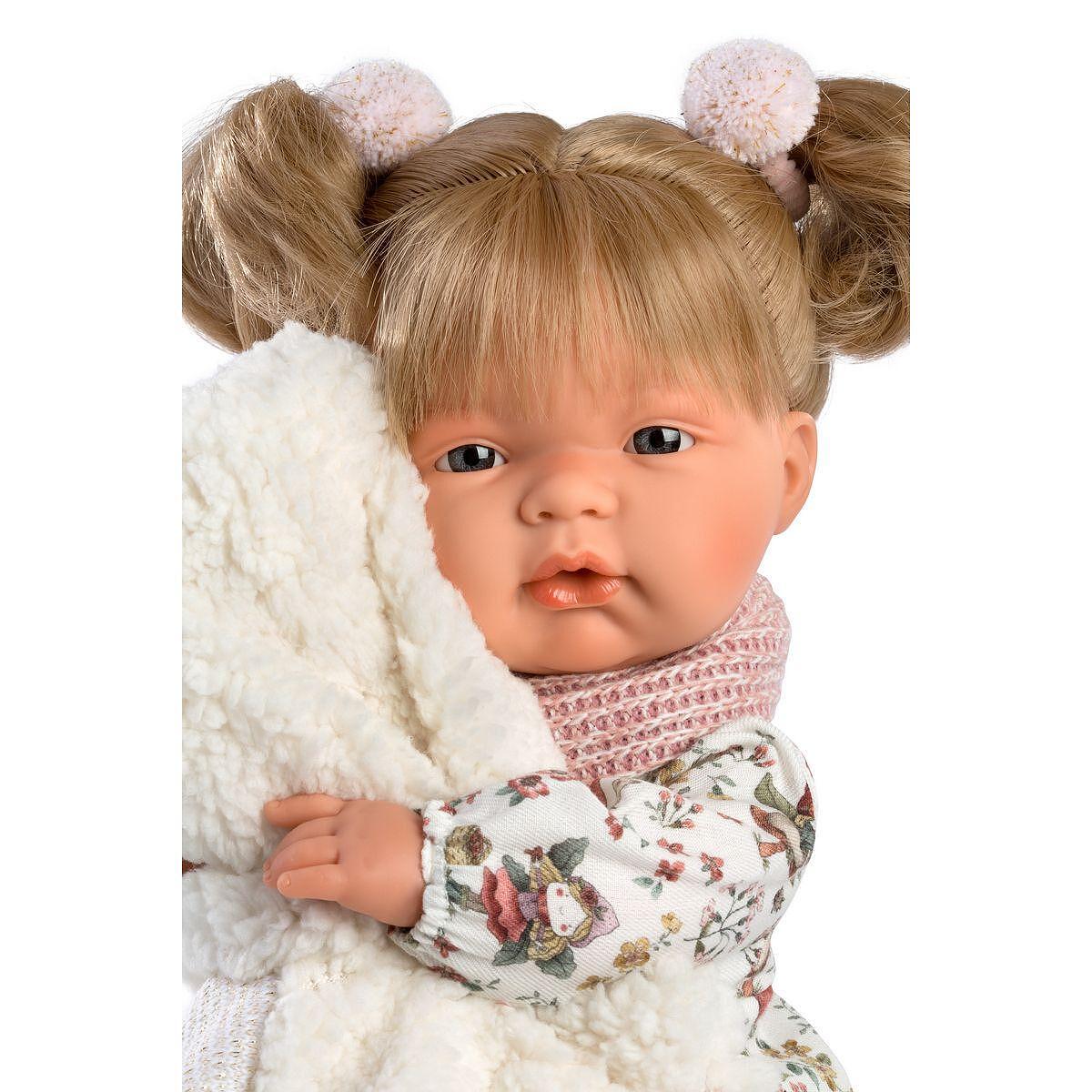 Síró baba Joelle kiegészítőkkel, 38 cm-es, Llorens