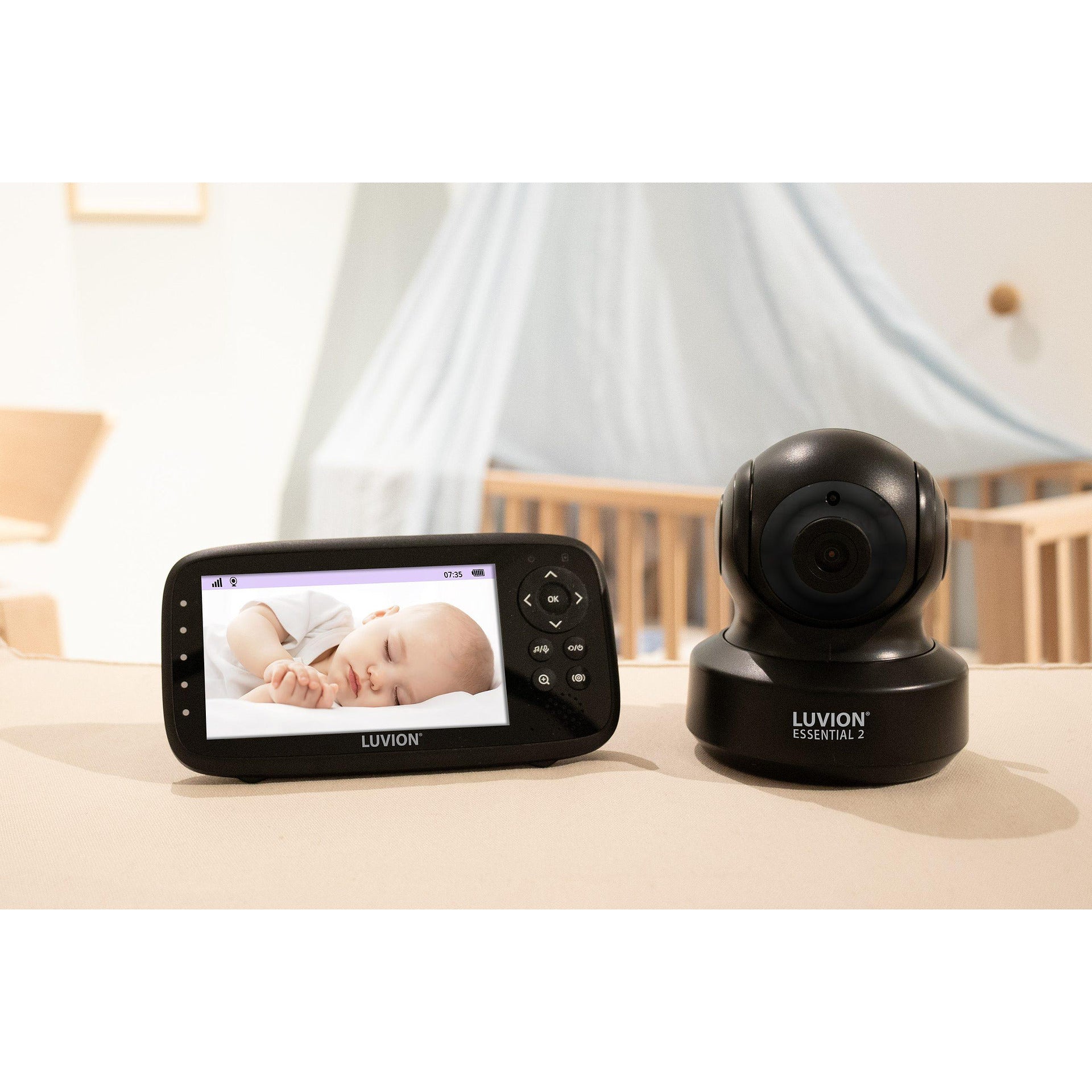 Бебешки Видеофон Essential 2 Black Luvion