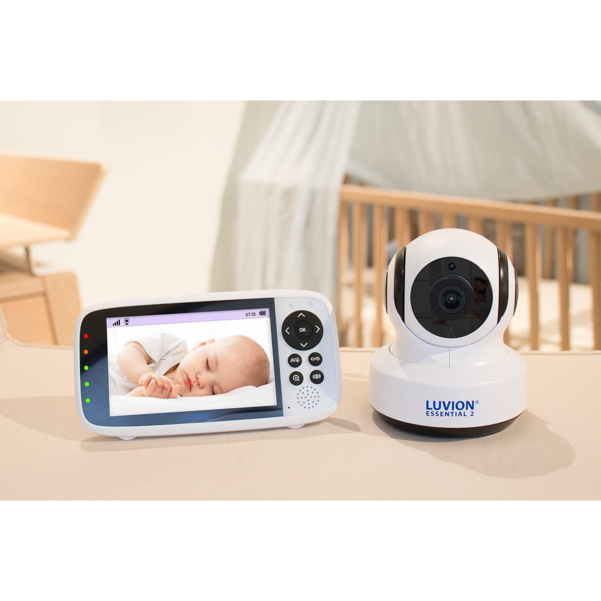 Бебешки Видеофон Essential 2 White Luvion