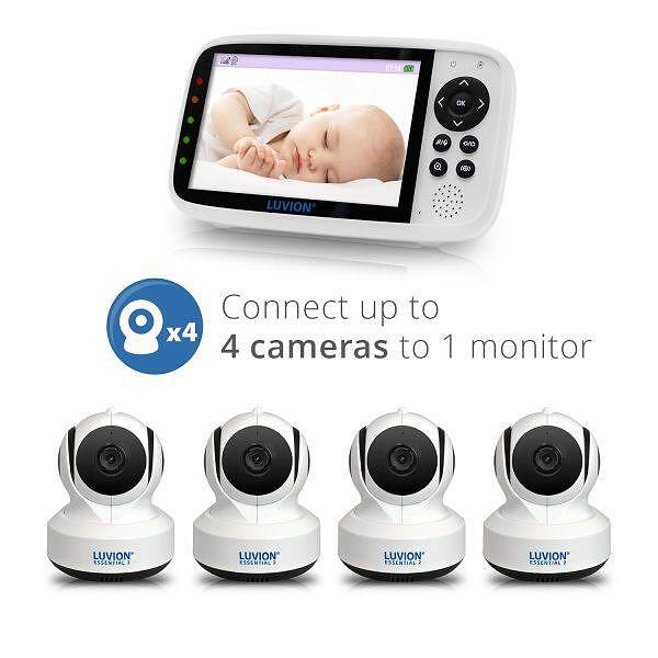 Бебешки Видеофон Essential 2 White Camera Luvion