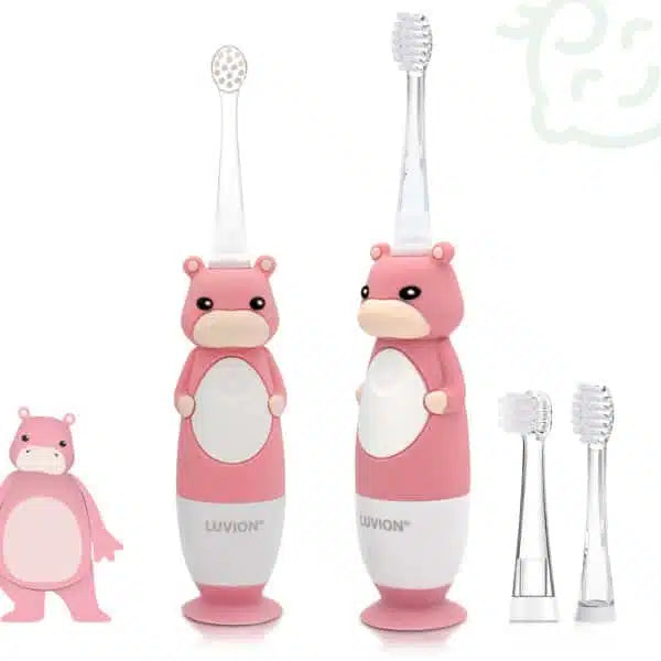 Детска Електрическа Четка За Зъби 400s Hippo Pink Luvion