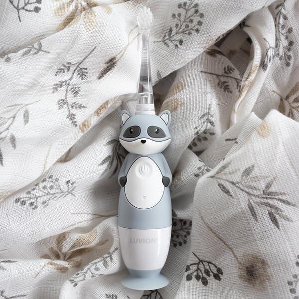 Детска Електрическа Четка За Зъби 400s Raccoon Grey Luvion