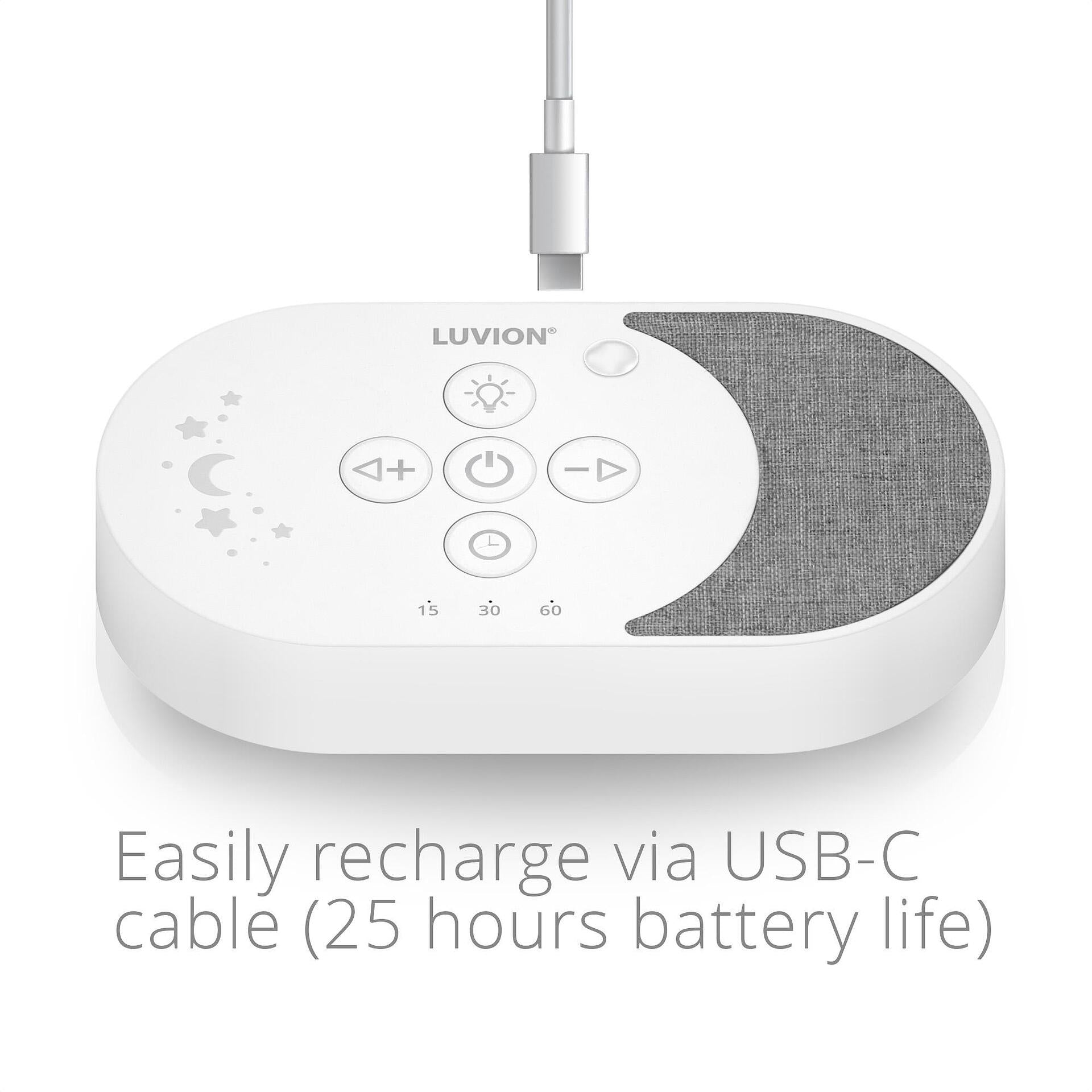 Машина За Бял Шум White Noise Mini Moon Edition Luvion