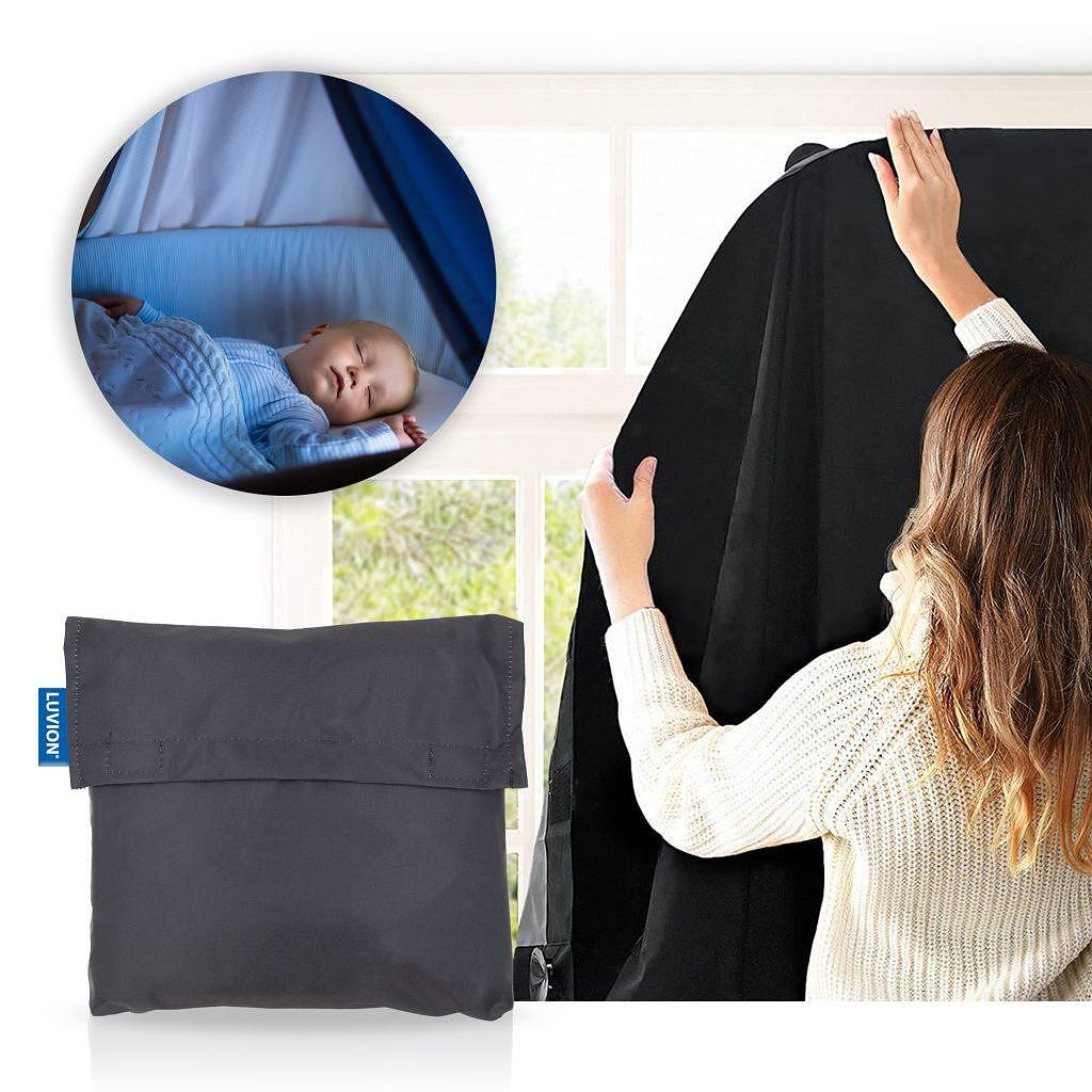 Подвижна Завеса Black Out Curtain All Black Luvion