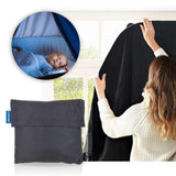 Подвижна Завеса Black Out Curtain All Black Luvion