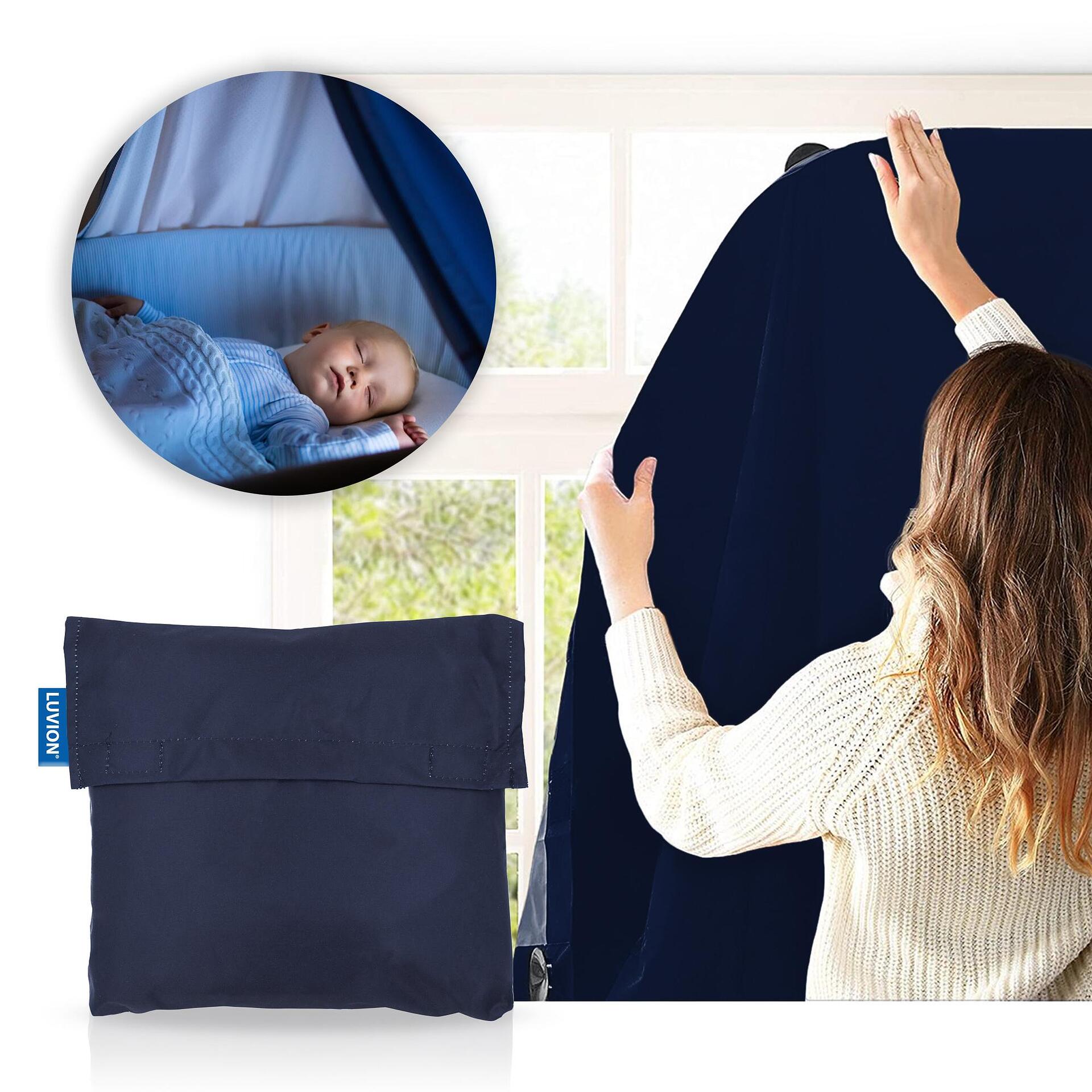 Подвижна Завеса Black Out Curtain Navy Luvion