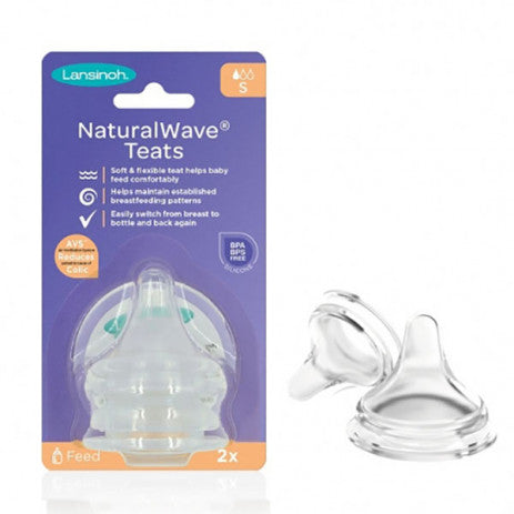 Биберони - Силикон(Slow Flow) - Natural Wave - Биберони - Lansinoh - BebeMama