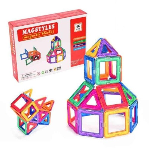 Магнитен Конструктор 46 Части Smartbaby