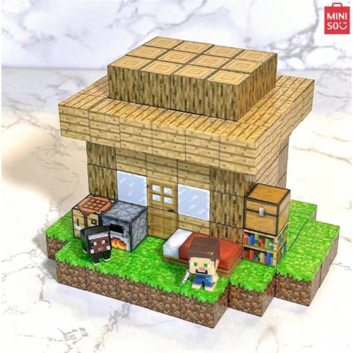 Constructor Magnetic - Minecraft - 122 Piese