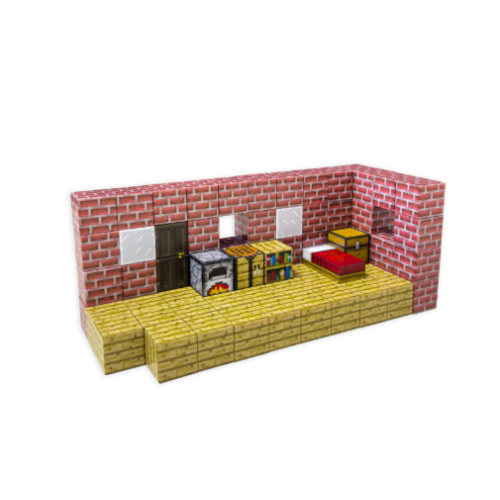 Constructor Magnetic - Minecraft - 80 de Piese