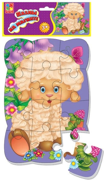 Мек Магнитен Пъзел Весели Картинки Агънце А5 31,5X18X0,4